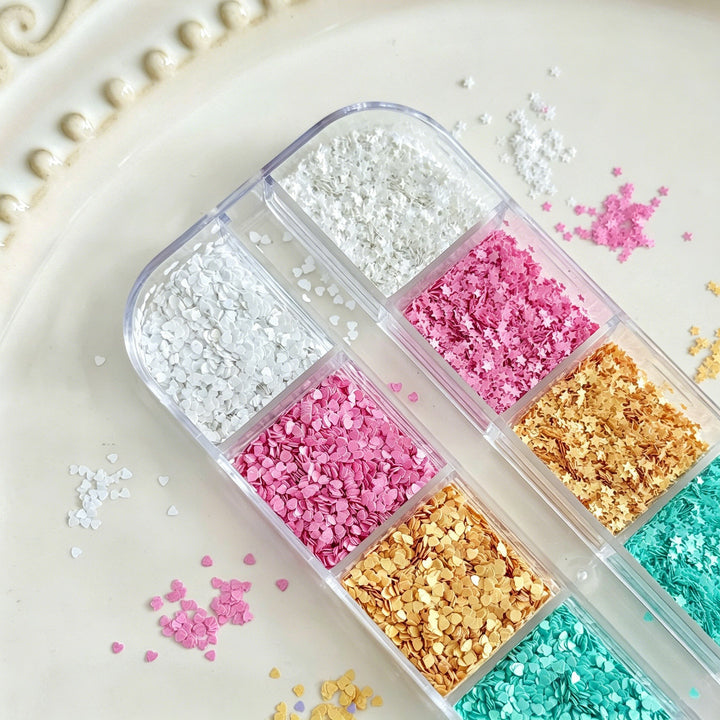 Premium Nail Art Glitter Set