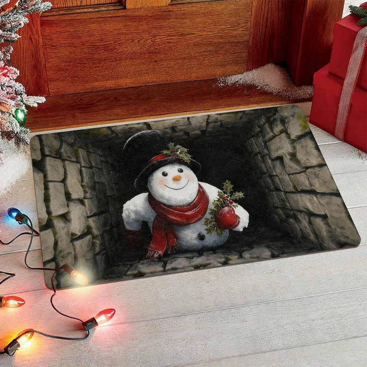 Festliche Santa-Themen Fußmatte