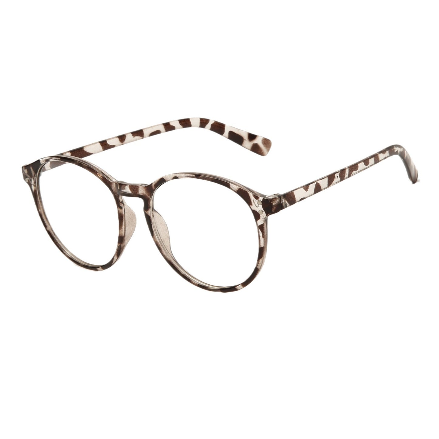 Damen modische Cat-Eye Brille mit dekorativem Rahmen Karnz