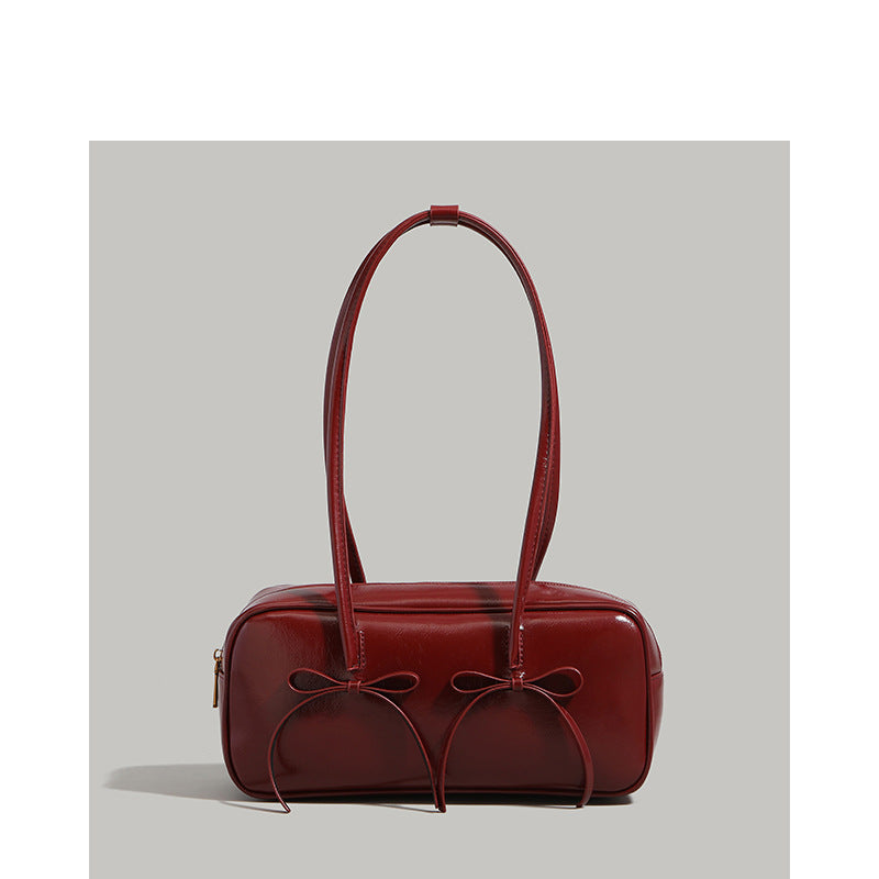 Stylische Leder Tote Karnz