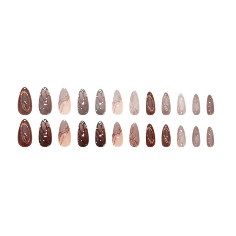Artistic Nail Design Set mit abstrakten Mustern