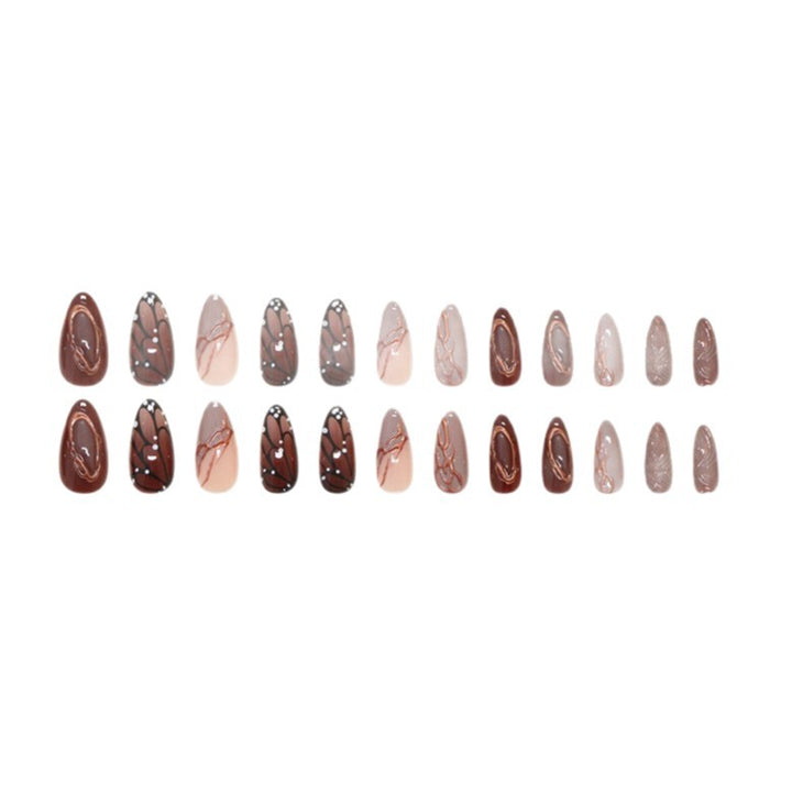 Artistic Nail Design Set mit abstrakten Mustern