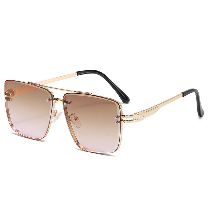 Damen Elegante Oversize-Sonnenbrille mit gradienten Gläsern und auffälligem Rahmen Karnz