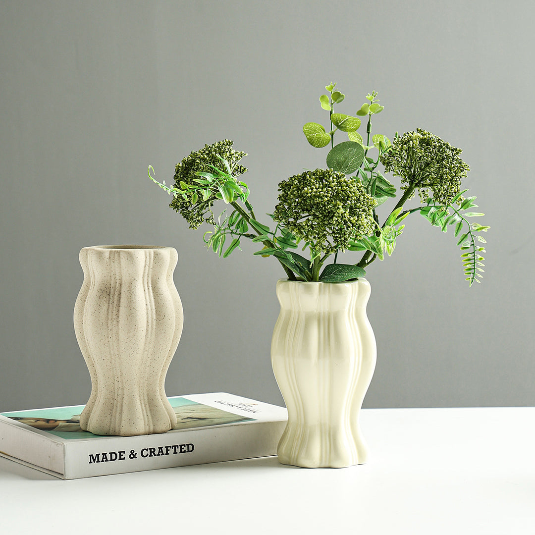 Elegante dekorative Keramik-Blumenvase
