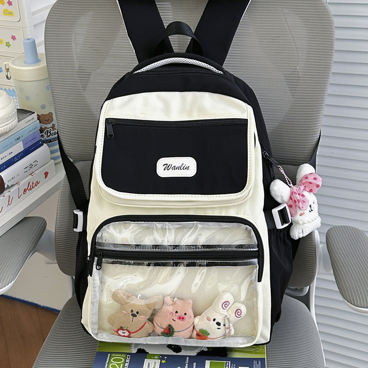Multi-Taschen Transparenter Rucksack Karnz