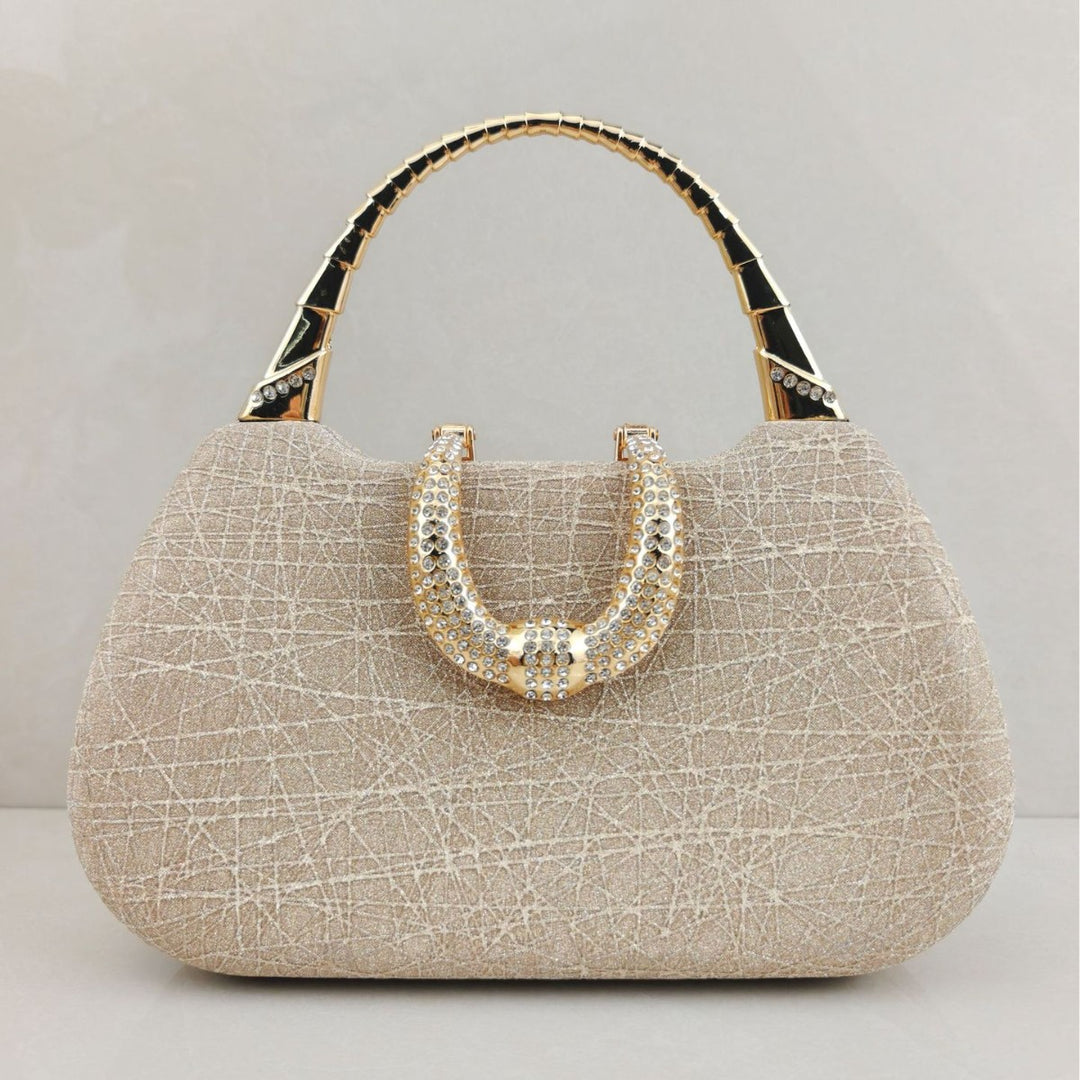 Elegante Abendtasche mit Strassverzierungen