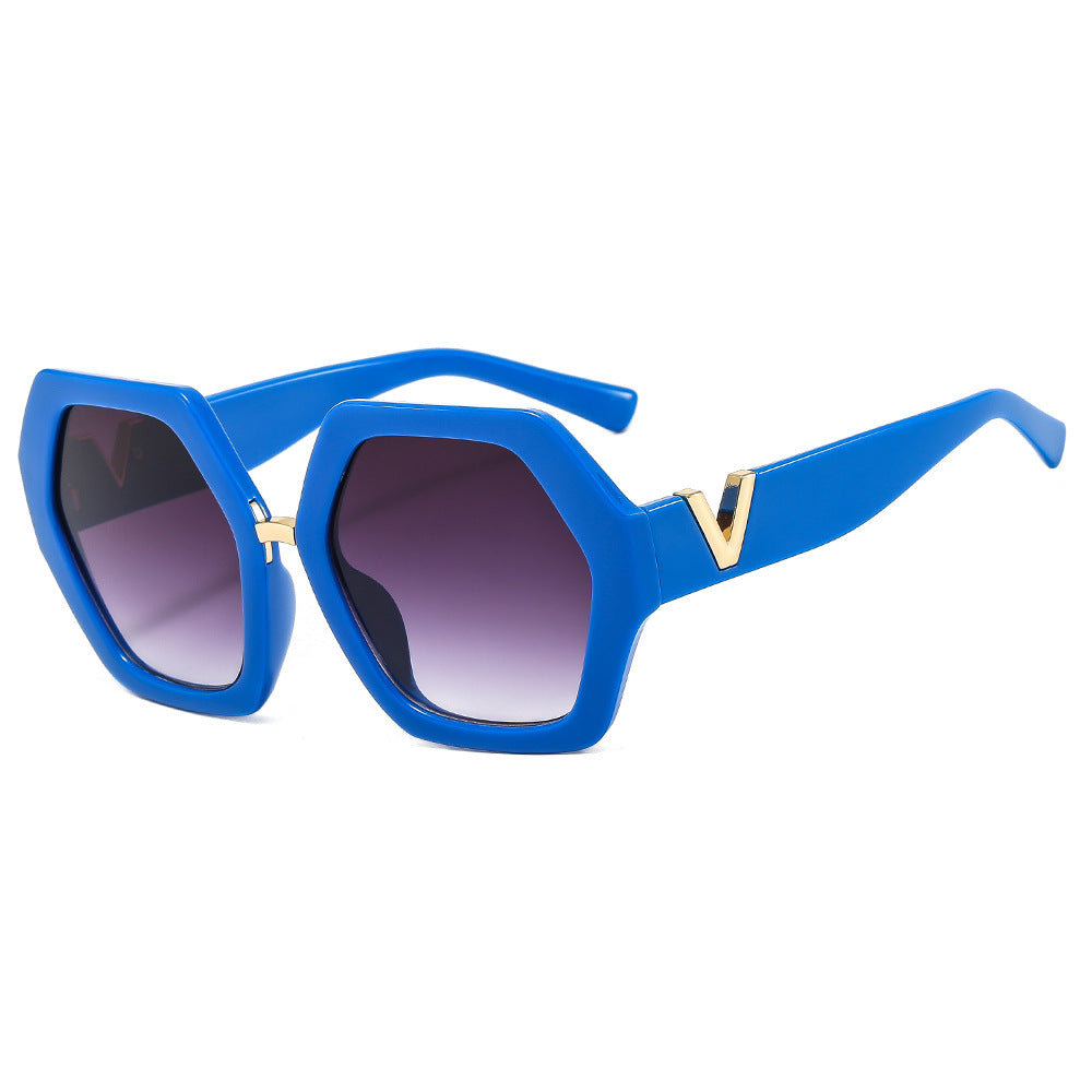 Damen elegante Sonnenbrille mit funkelndem Rahmen Karnz