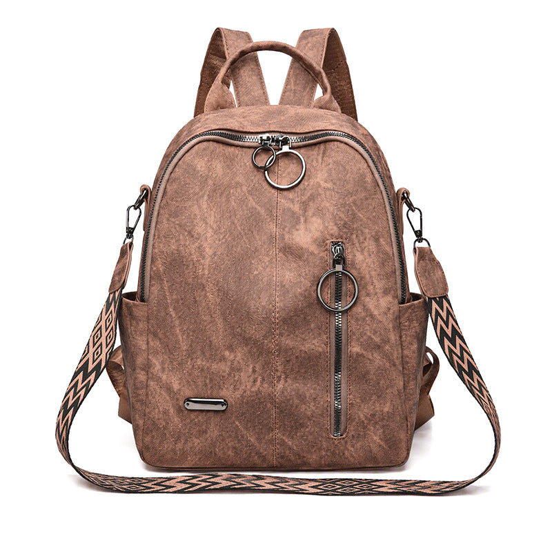 Vintage Leder Rucksack Karnz