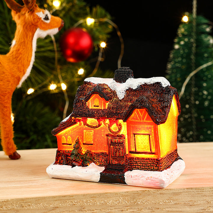 Dekorative Weihnachtsbeleuchtungshaus Karnz