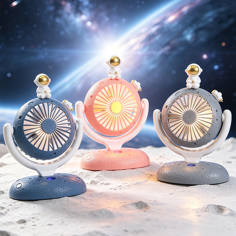 Damen Tragbarer USB Tischventilator mit kreativem Astronauten-Design Karnz