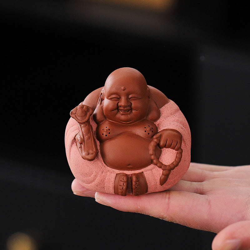 Keramische Buddha-Figur