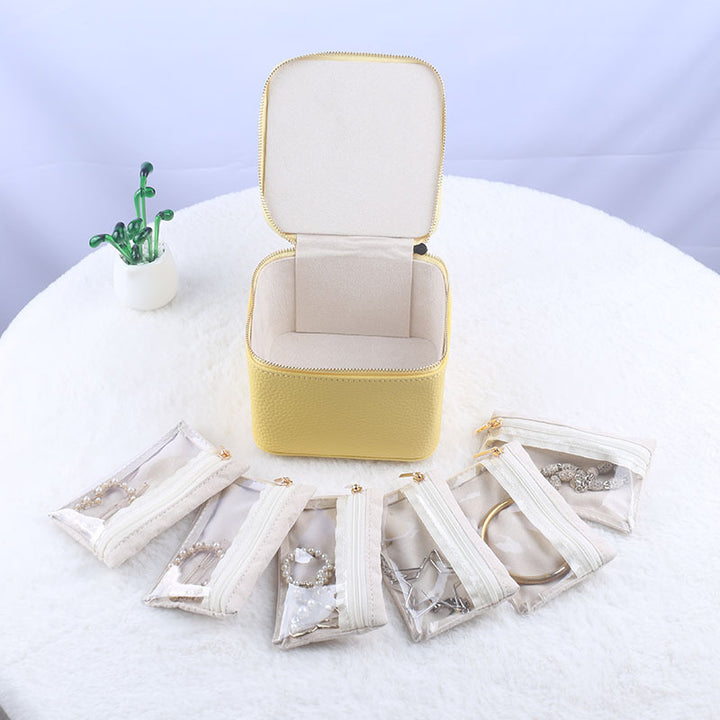 Kosmetik-Organizer Handtasche mit Transparenten Fächern Karnz