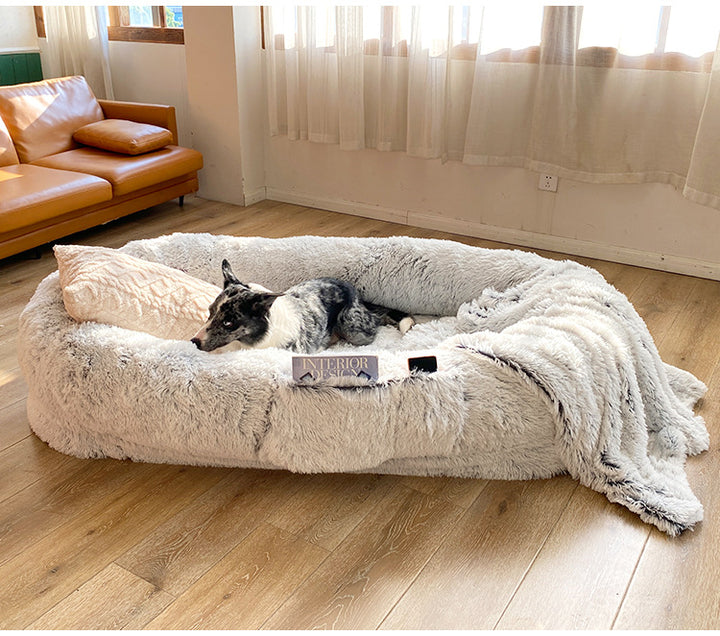 Plüsch Kunstfell Decke   Hundebett
