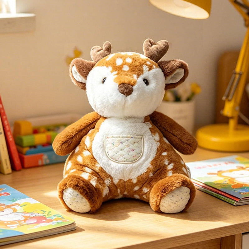 Plüsch Sit-Ready Welpen Kinderzimmer Begleiter mit gesteppter Fronttasche und Bohnenfüllung Boden Karnz