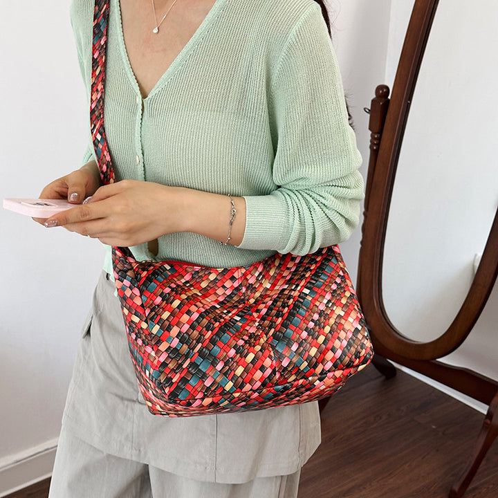 Bunte Woven Hobo Bag Karnz
