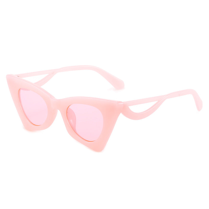 Damen Cat-Eye Sonnenbrille mit eleganten Design-Elementen Karnz