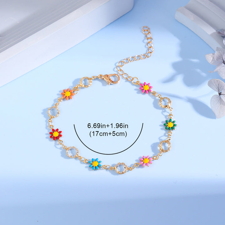 Floral Charm Bracelet Karnz