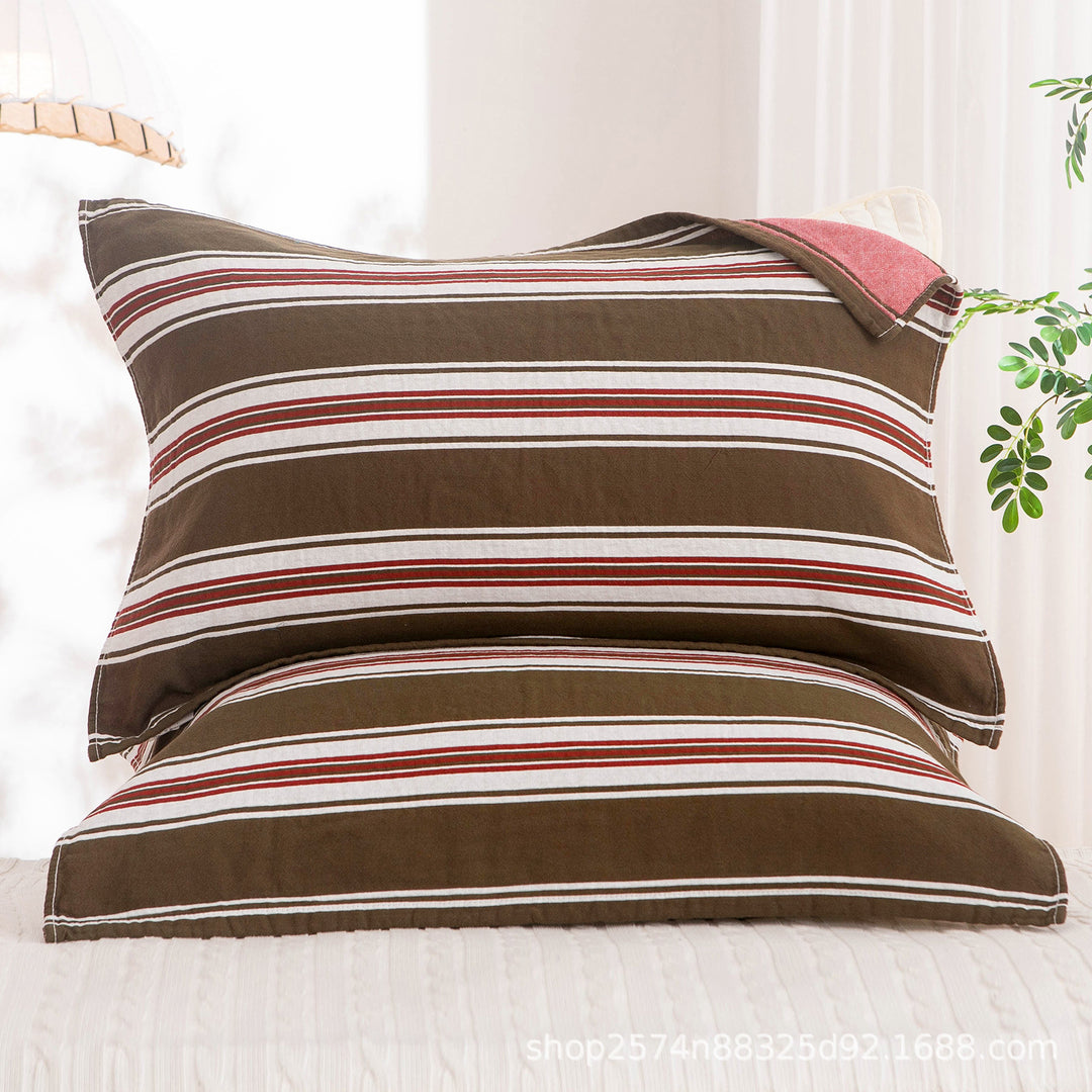 Damen Kissenbezug mit filigranem Blumenmotiv Karnz