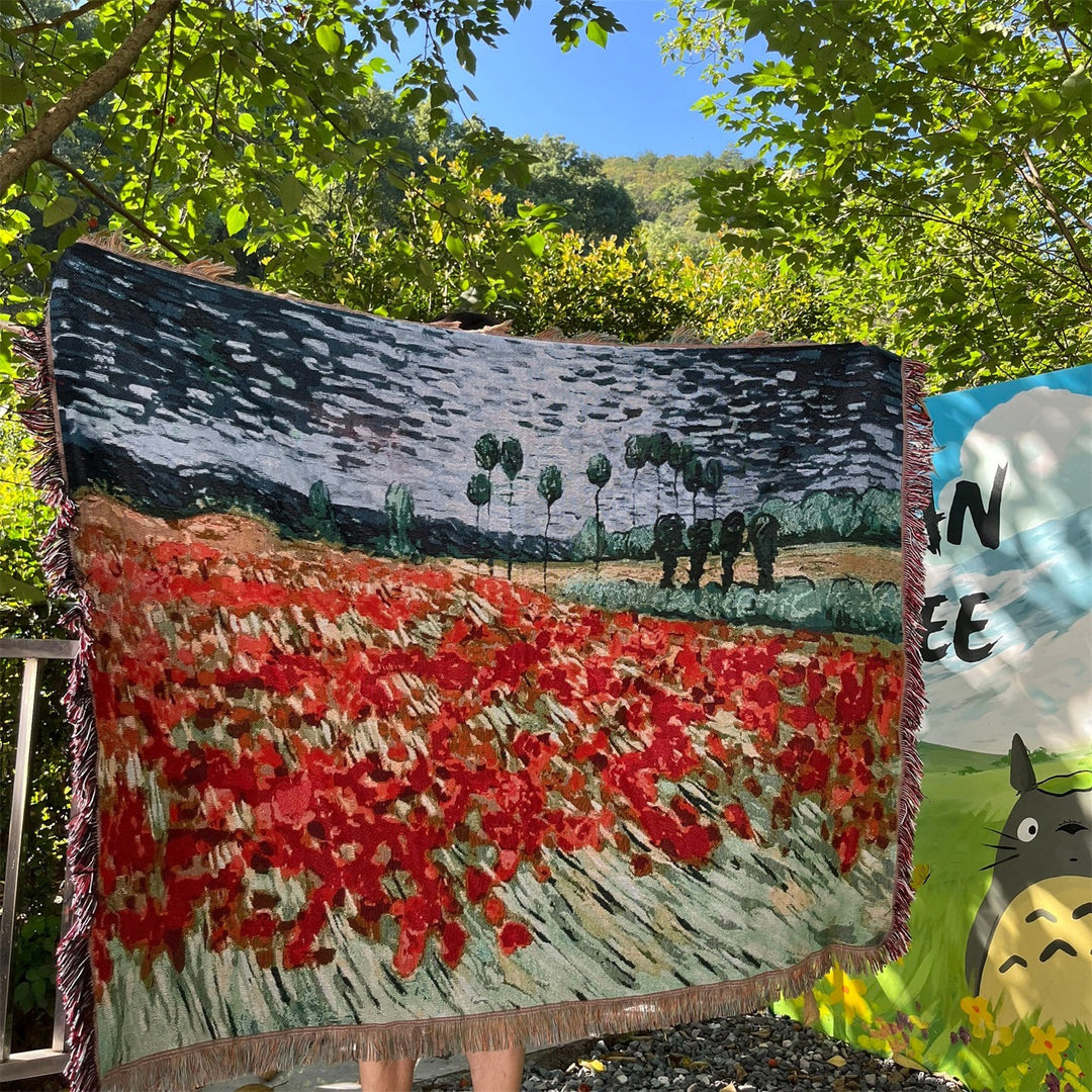 Künstlerischer Landschafts-Tapisserie-Wurf