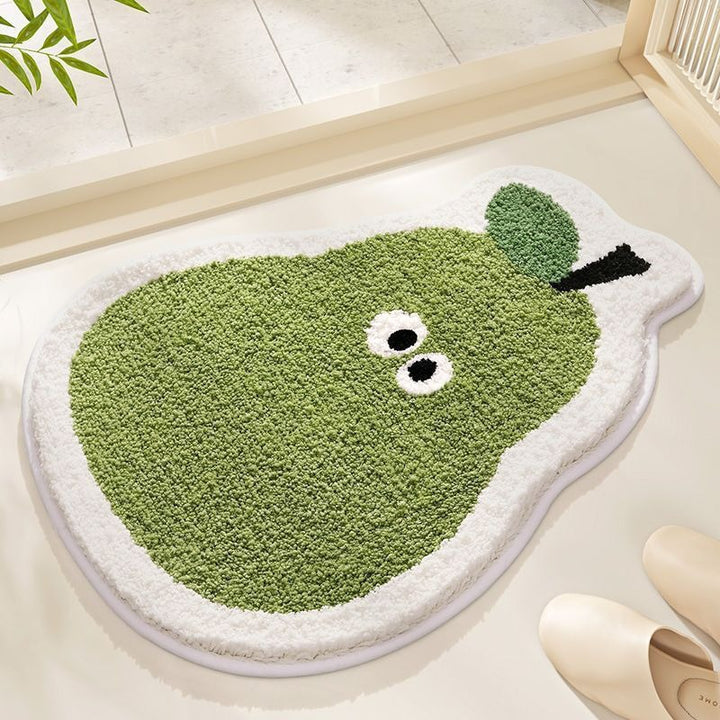 Avocado Shape Plüsch Badmatte