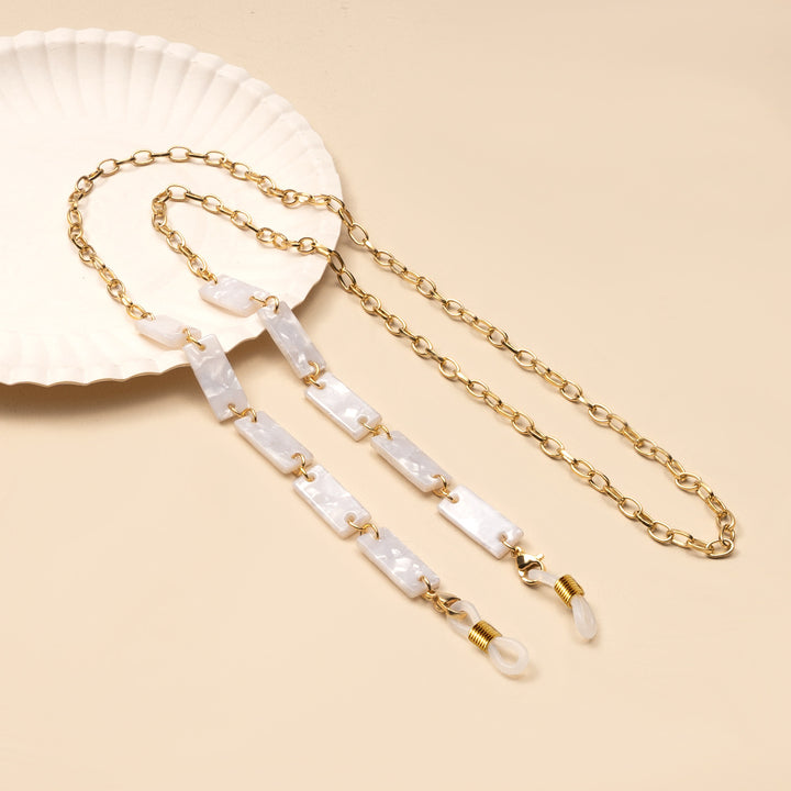 Chunky Abstract Pattern Eyewear Chain Karnz