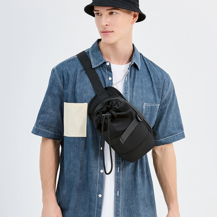 Kompakte Kordelzug Sling-Tasche Karnz