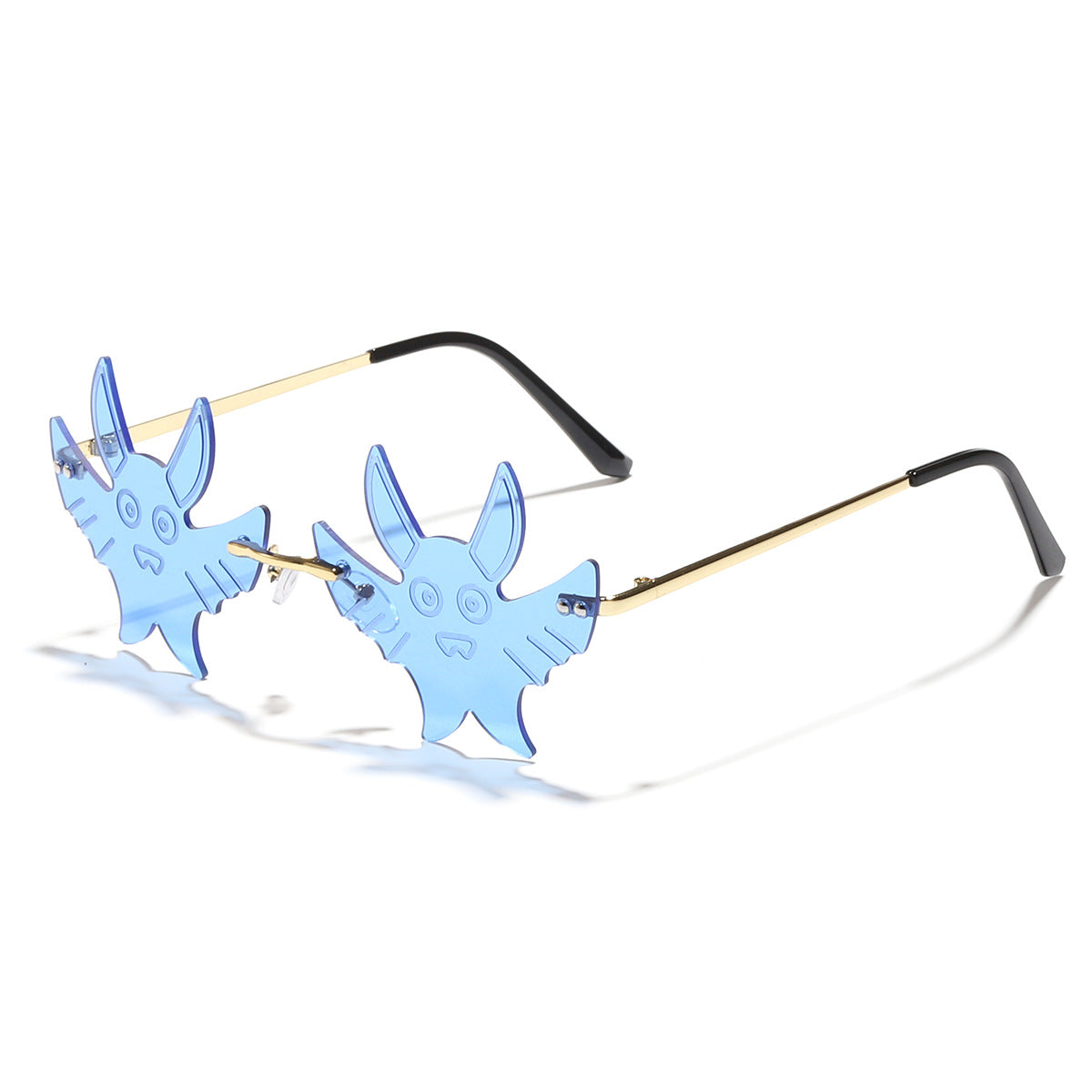 Damen ausgefallene Sonnenbrille mit tierischem Design Karnz