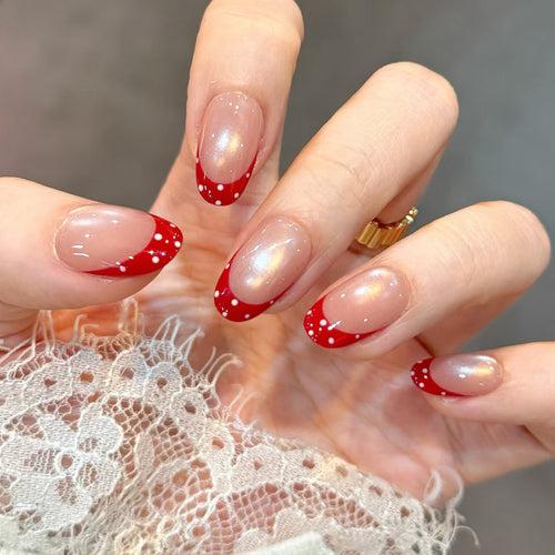 Dekorative French Tip Aufkleber-Nagelkunst Karnz