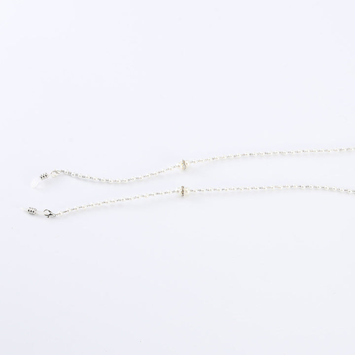 Elegante Perlen Brille Kette Karnz