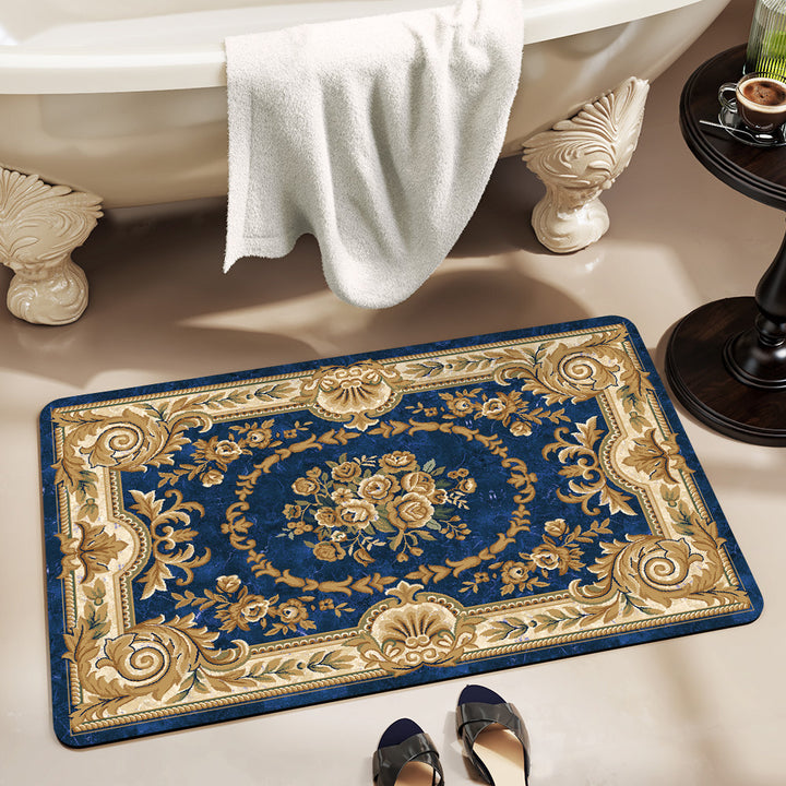 Elegante Vintage Blumen Badematte Karnz 1788245864