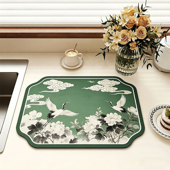 Blumenmuster Komfort Küchenteppich für Zuhause