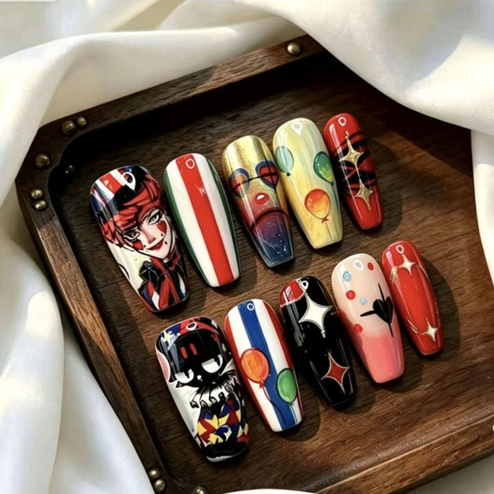 Verspieltes Charakter-Nagelkunst-Design-Kit Karnz
