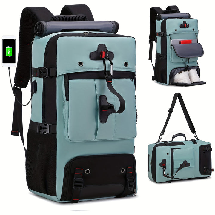 Unisex Multifunktionaler Rucksack mit integrierter Powerbank-Funktion Karnz