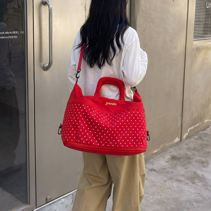 Stylische Reis-Duffle-Tasche mit verstellbarem Riemen