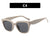 Damen modische quadratische Sonnenbrille mit UV-Schutz und elegantem Kunststoffrahmen Karnz