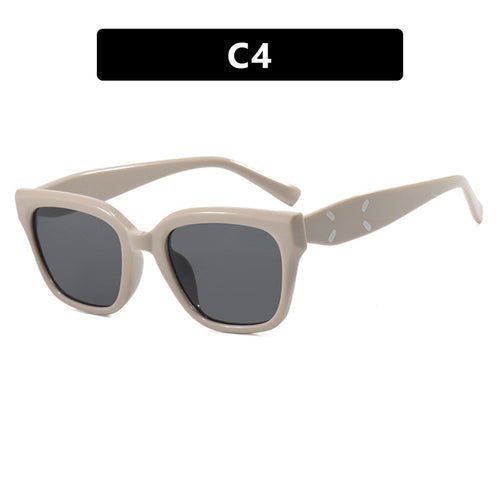 Damen modische quadratische Sonnenbrille mit UV-Schutz und elegantem Kunststoffrahmen Karnz