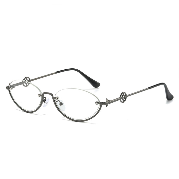 Elegante Katzenauge Verschreibung Brille Karnz