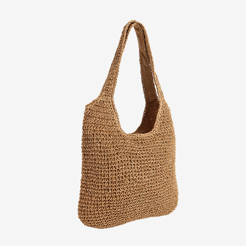 Damen Handgefertigte Naturmaterial Einkaufstasche Karnz