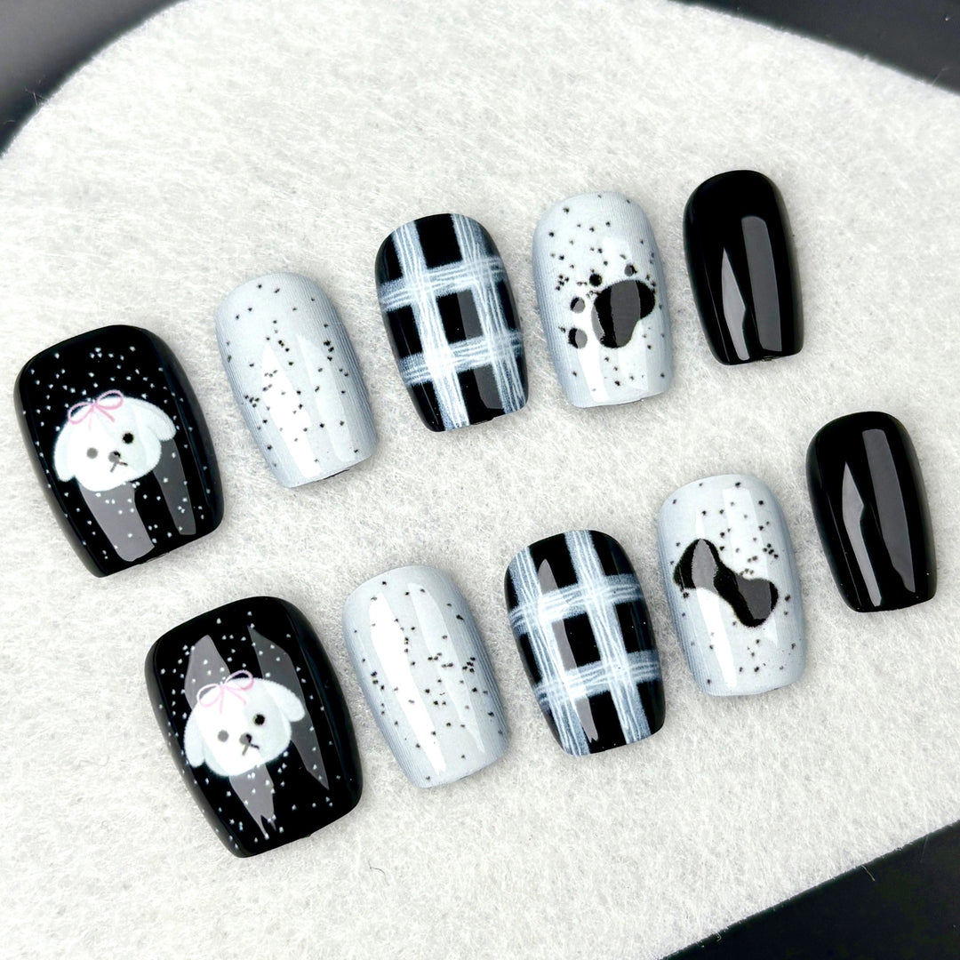 Stilvolles Thematisches Press-On Nagelkunstset