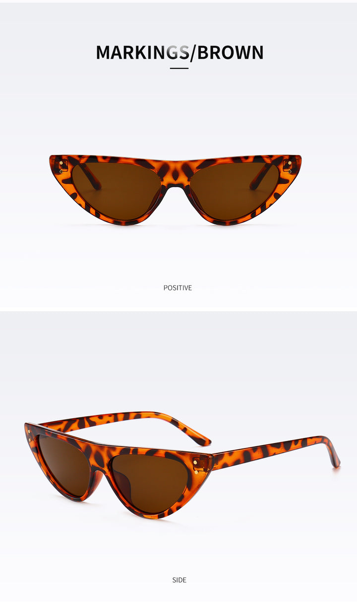 Chic Cat-Eye Sonnenbrille mit erhöhtem Design Karnz