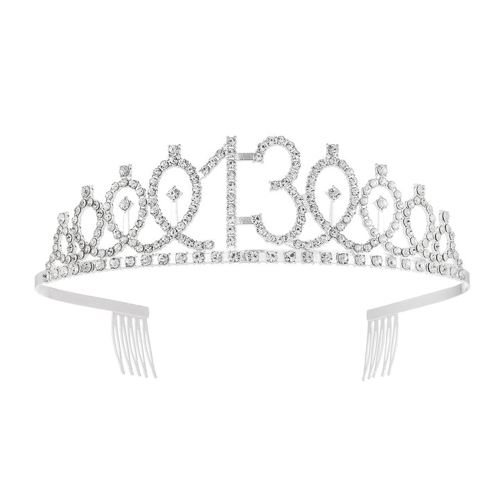 Damen Glitzernde Krone mit Swarovski-Steinen Karnz