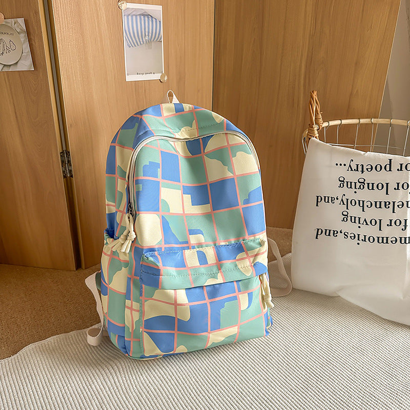 Bunter karierten Muster Rucksack