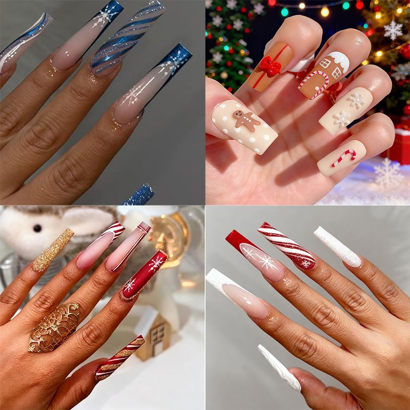 Festliche Feiertags-Nagelkunst-Verstärkungen Karnz 1789915617