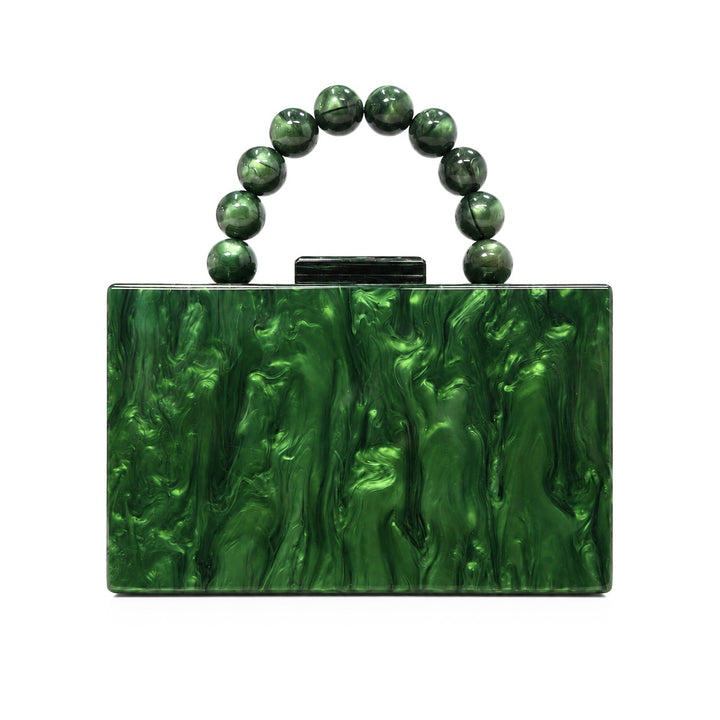 Elegante akribisch strukturierte Handtasche