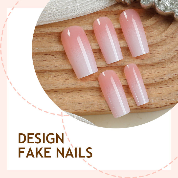 Nagelset mit elegantem Ombre Design und hochwertigen Klebefolien Karnz