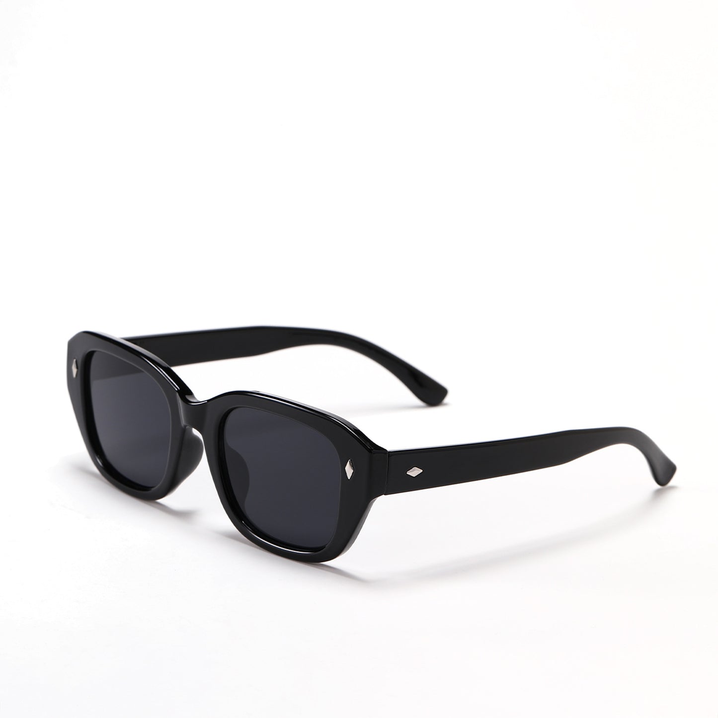Damen stilvolle quadratische Sonnenbrille mit hochwertigem Schildpatt-Rahmen Karnz