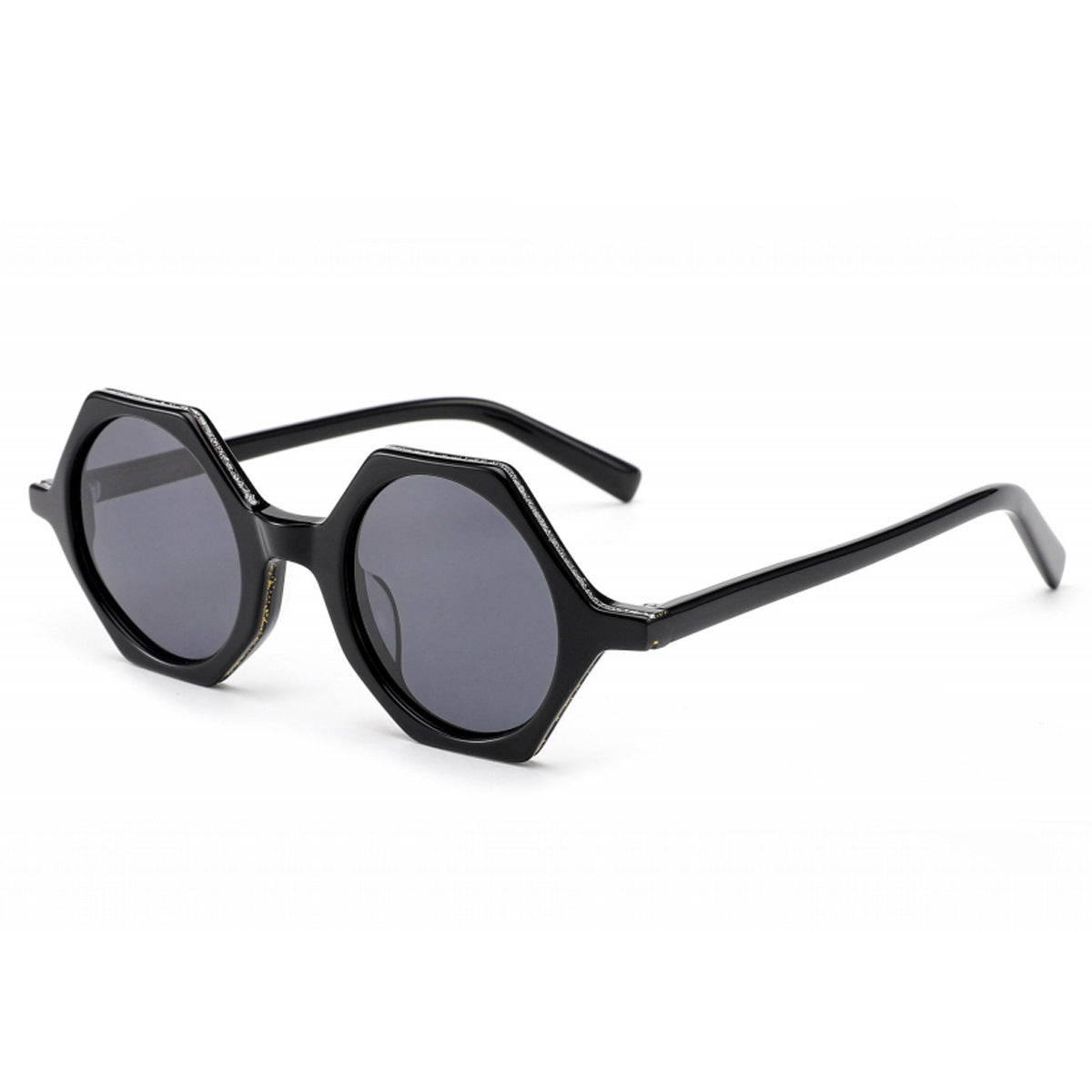 Damen modische Sonnenbrille im einzigartigen sechseckigen Design Karnz