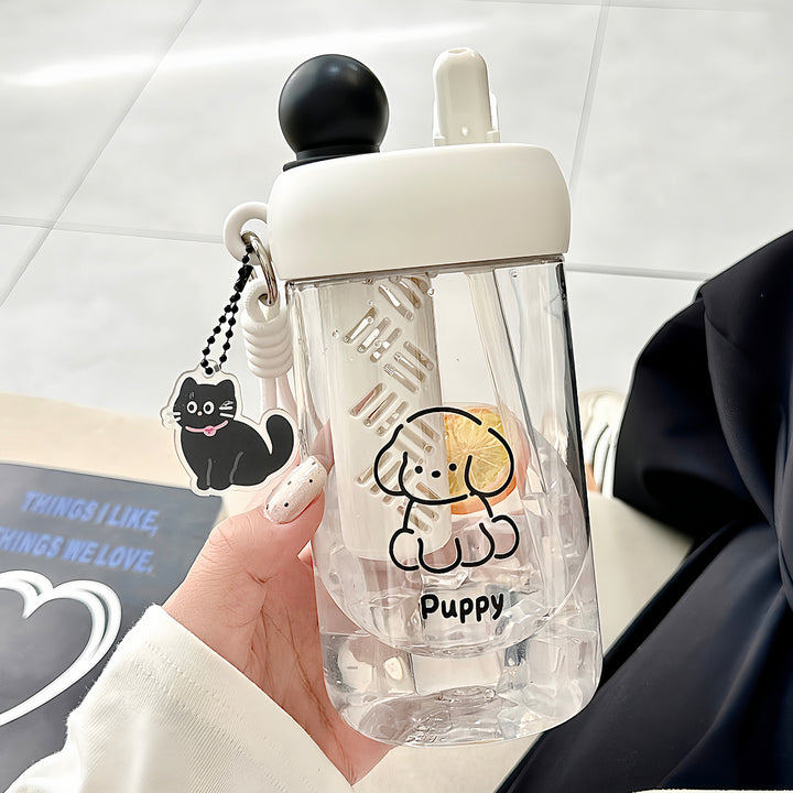 Damen Trinkflasche mit verspieltem Design Karnz