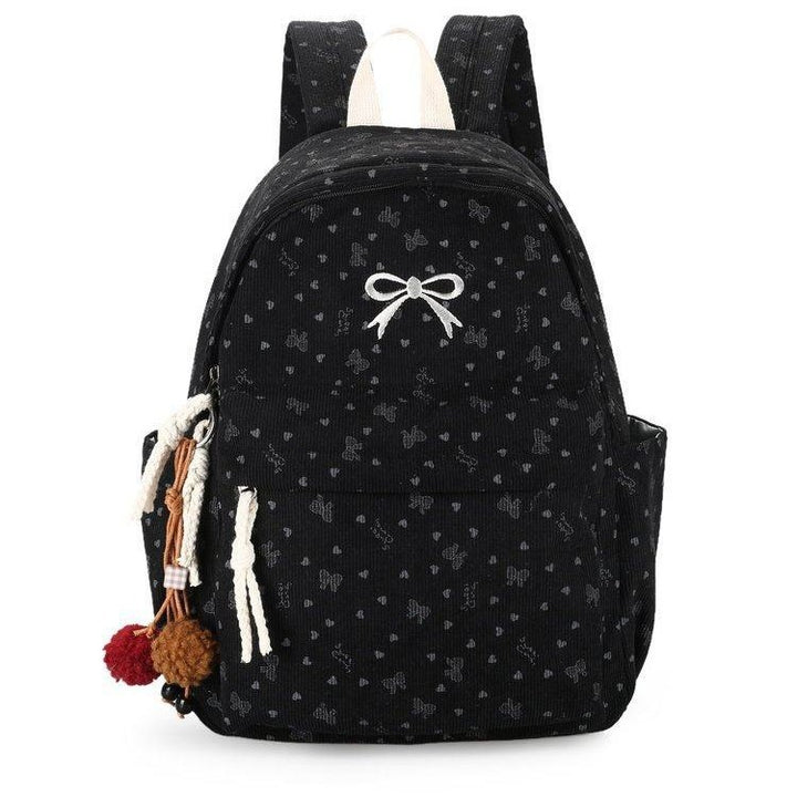 Verspielt gemusterter Rucksack