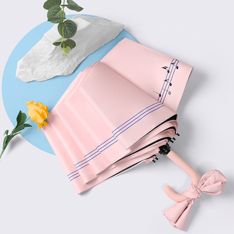 Damen eleganter romantischer Faltschirm Karnz